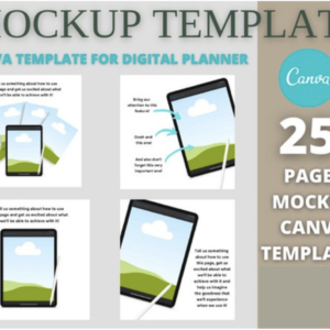 Receive instant access to 45 customizable Canva templates, perfectly sized at 2280 x 1824 px for Etsy listings and blogs.